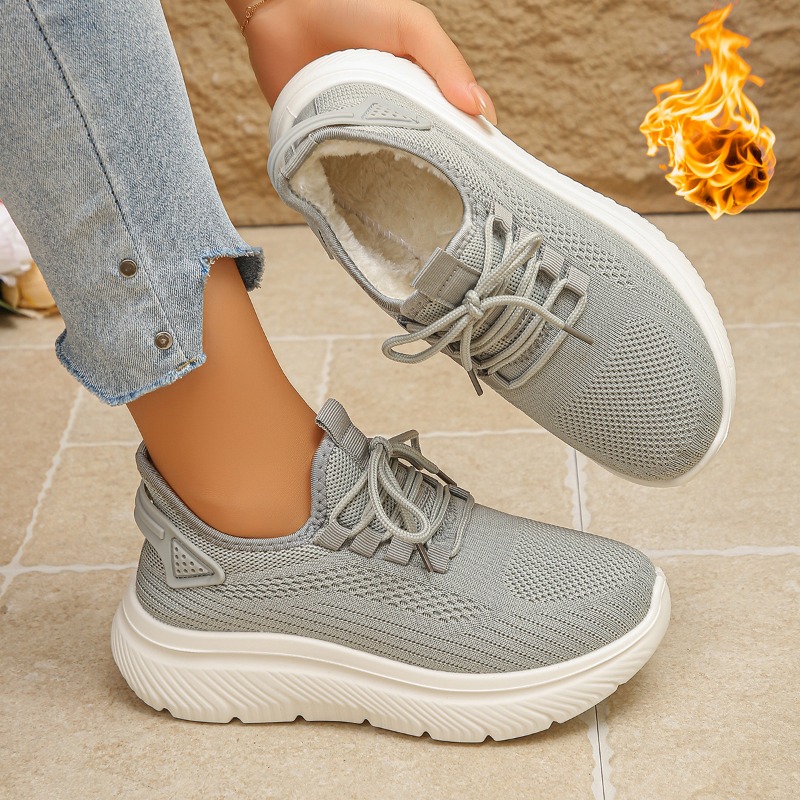 2027 Dames Outdoor Wandelsneak - Knit Fabric Lace Up Sneakers recensie en prijs