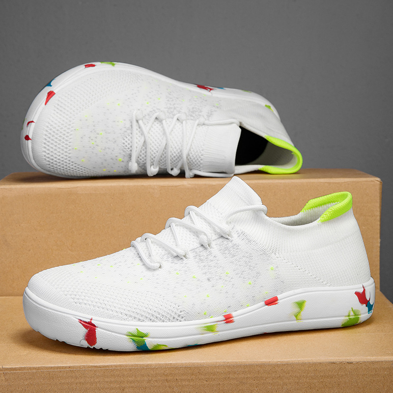 Nieuwe Heren Casual Schoenen A - Knit Fabric Lace Up Sneakers recensie en prijs