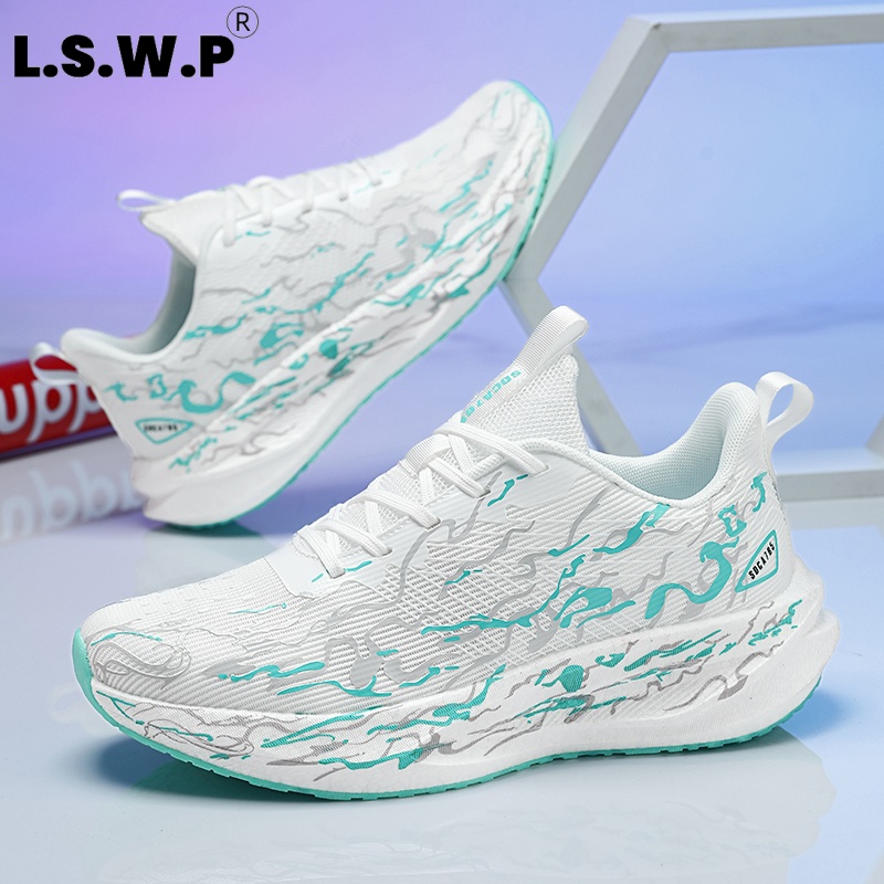 Dames sneakers, met demping en - Knit Fabric Lace Up Sneakers recensie en prijs