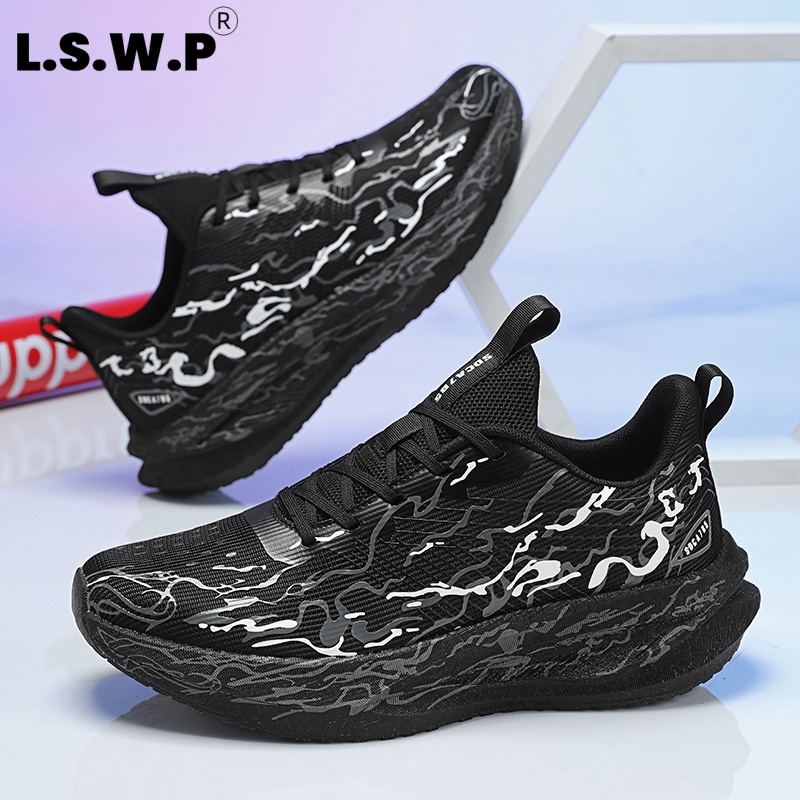 Dames sneakers, met demping en - Knit Fabric Lace Up Sneakers recensie en prijs