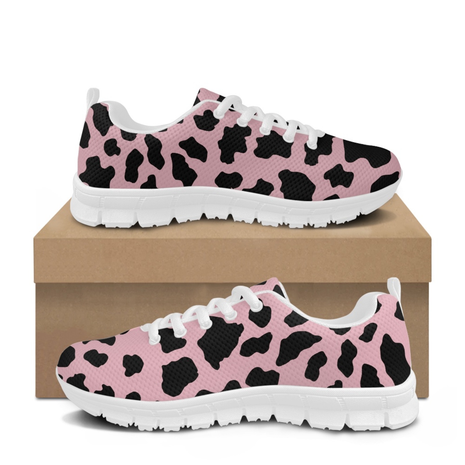 Coloranimal roze koeienprint,  - Shock Absorbing Gym Trainers recensie en prijs