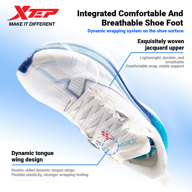 Xtep One Piece Modellering 5.0 - Breathable Mesh Athletic Shoes recensie en prijs